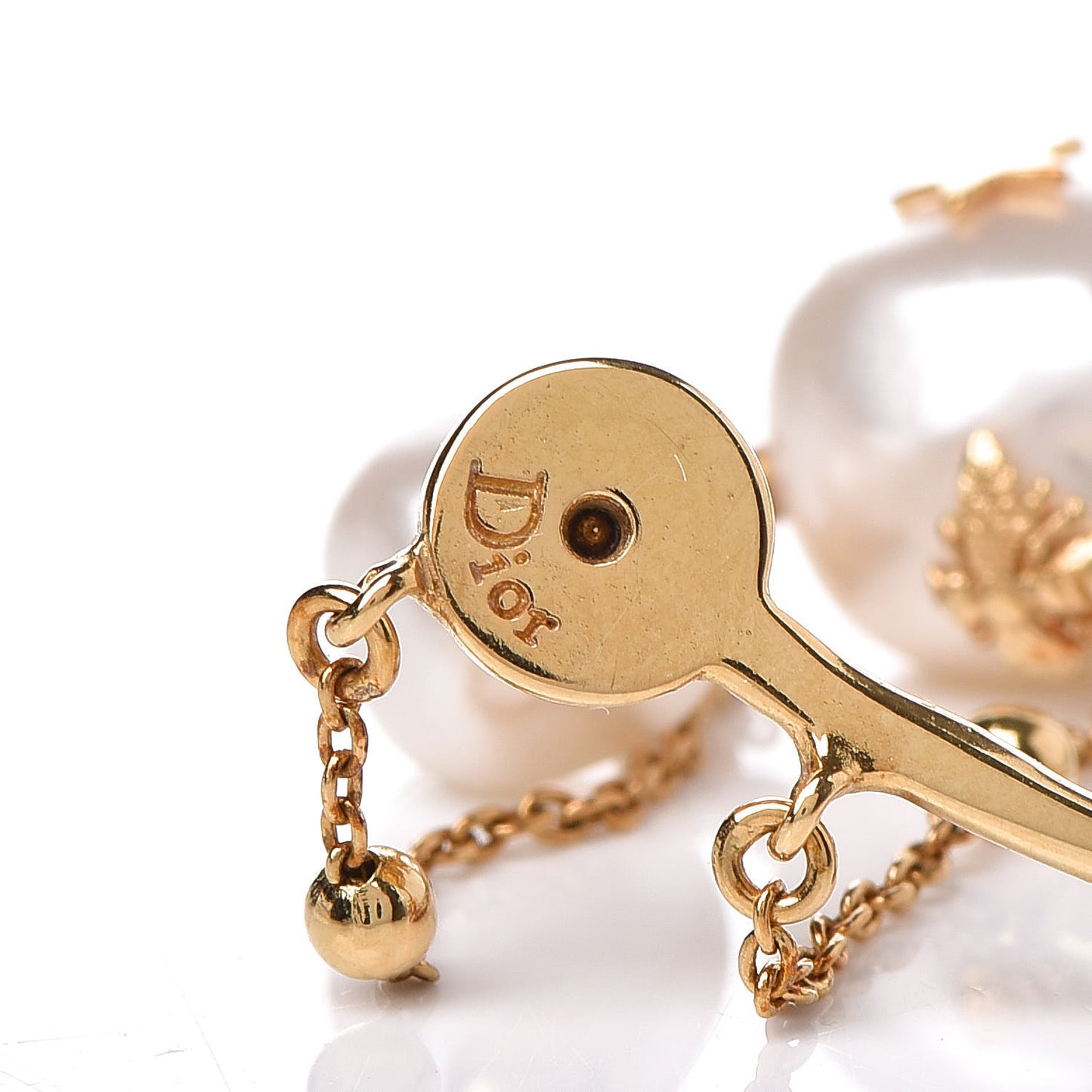 Pearl Shiny-D Earring Gold