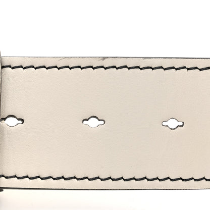 Christian Dior Calfskin Mini D Fence Saddle Bag White 12 of 13