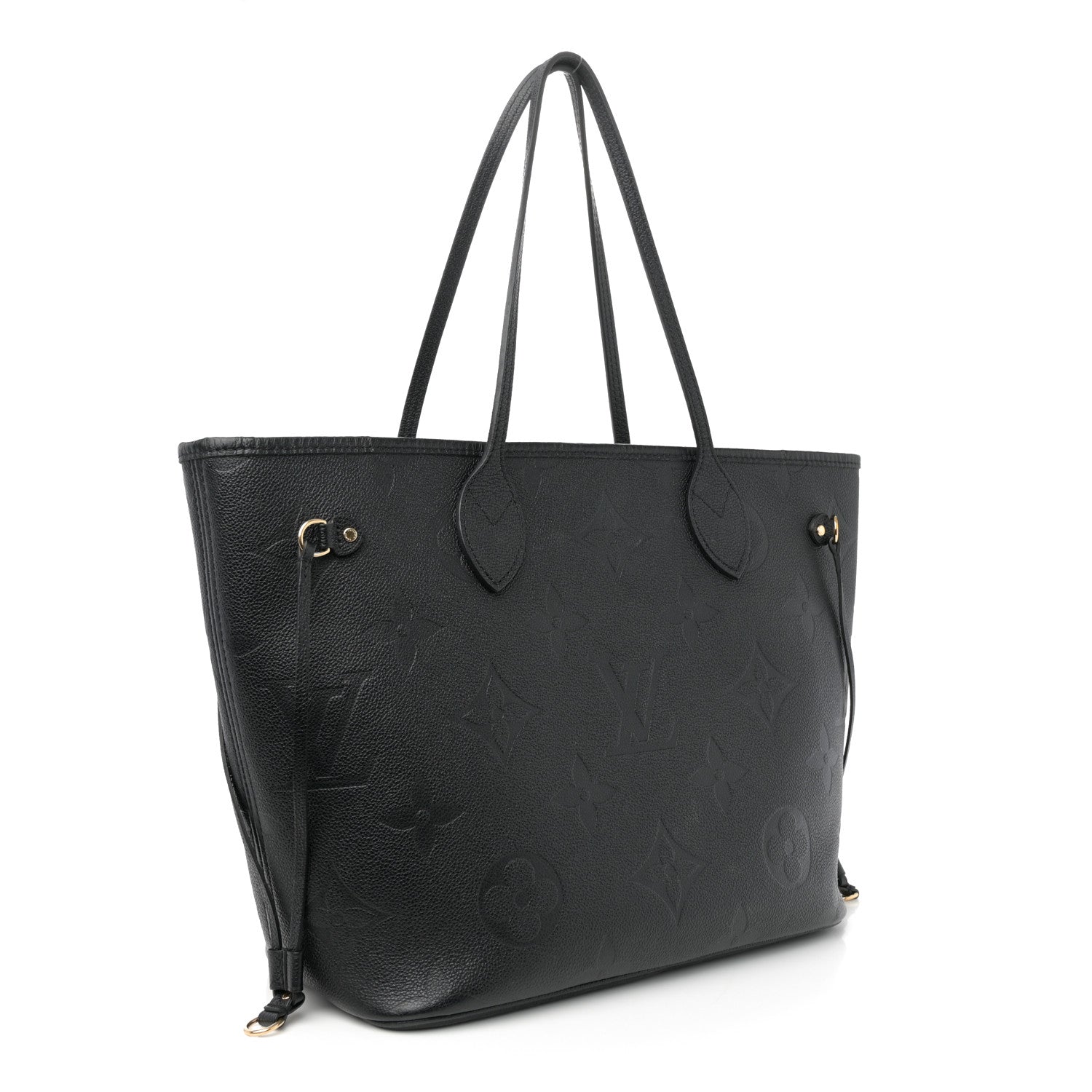 Louis Vuitton Empreinte Monogram Giant Neverfull MM Black 3 of 9