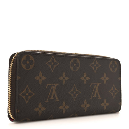Louis Vuitton Monogram Clemence Wallet Fuchsia 3 of 6