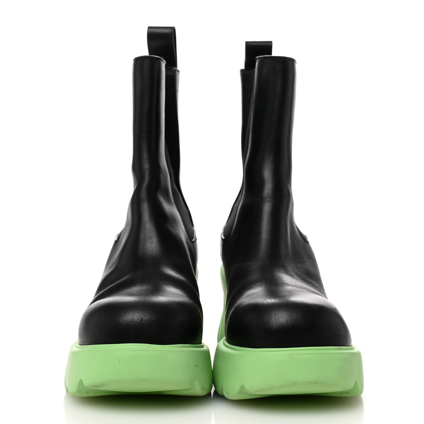 Calfskin The Flash Chelsea Boots 39 Pistachio