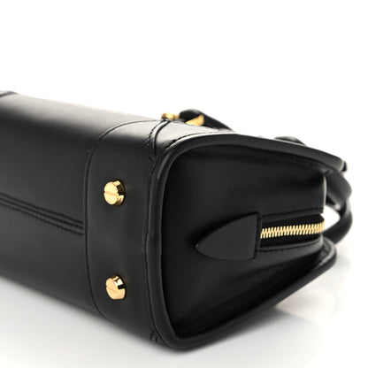 MCM Calfskin Mini Aren Boston Bag Black 9 of 9