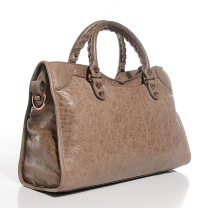 Balenciaga Agneau Giant 12 Rose Gold Hardware City Gris Poivre 3 of 11