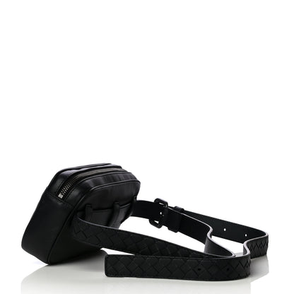 Bottega Veneta Nappa Intrecciato Belt Bag Black 2 of 12