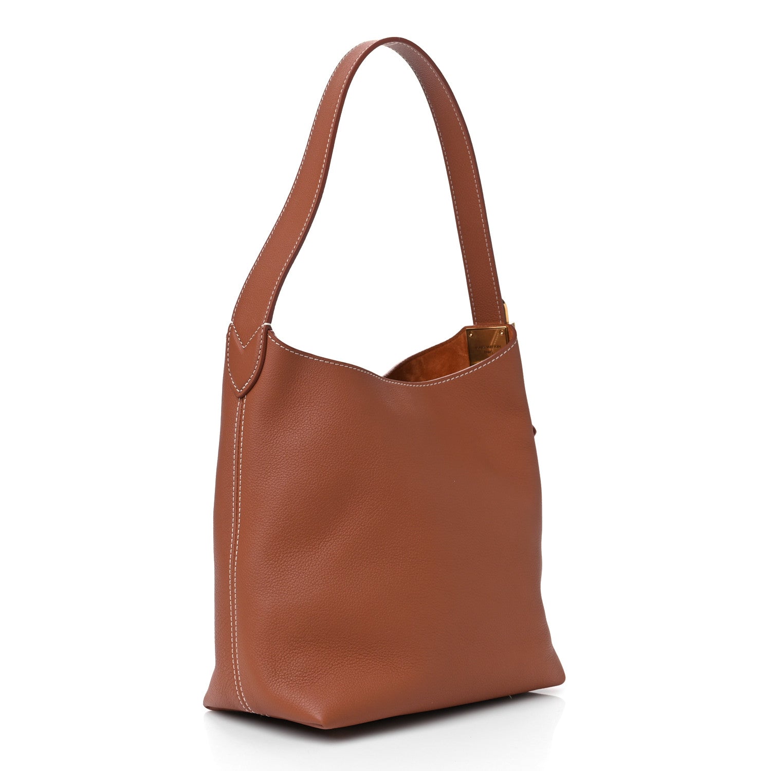 Louis Vuitton Grained Calfskin Low Key Hobo PM Cognac 4 of 12