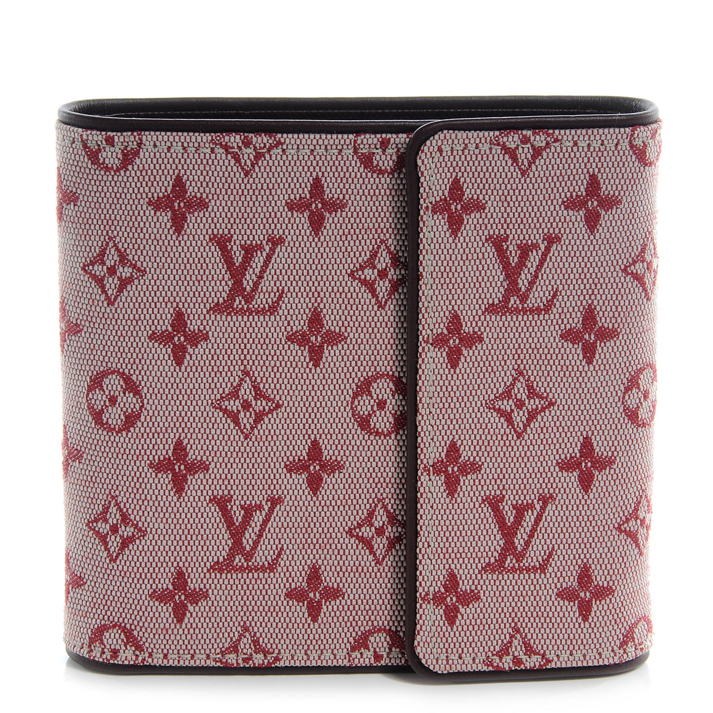 Mini Monogram Compact Wallet Cherry