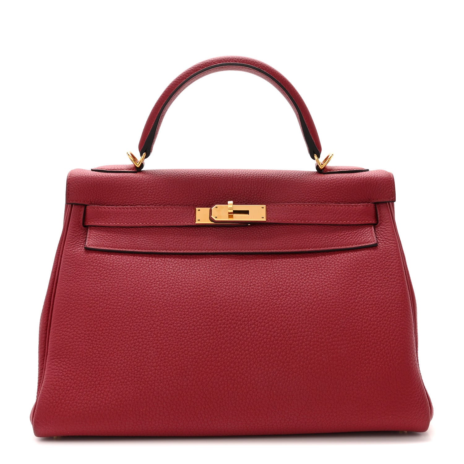 Hermes Togo Kelly Retourne 32 Rubis 1 of 15