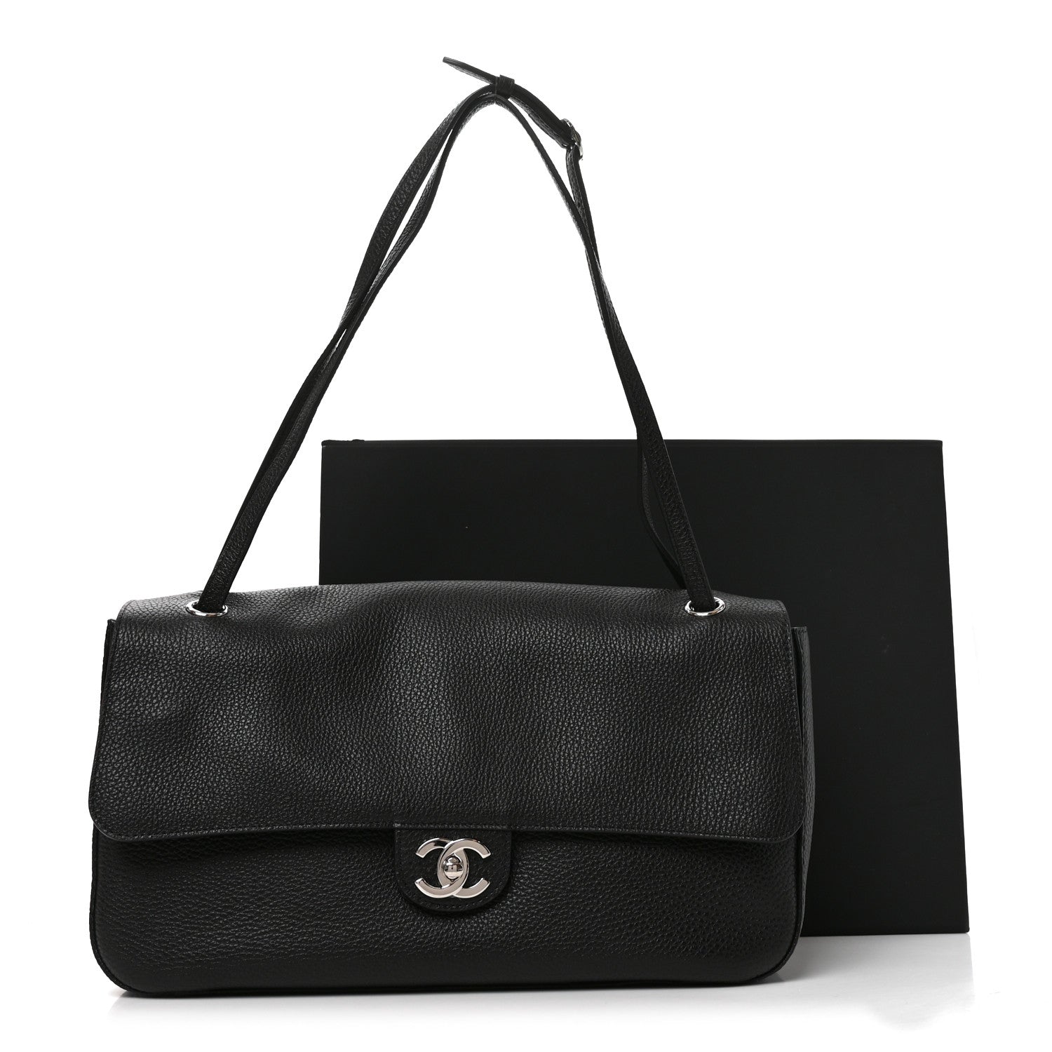 Chanel Grained Calfskin Small Souplissimo Maxi Flap Black 10 of 10
