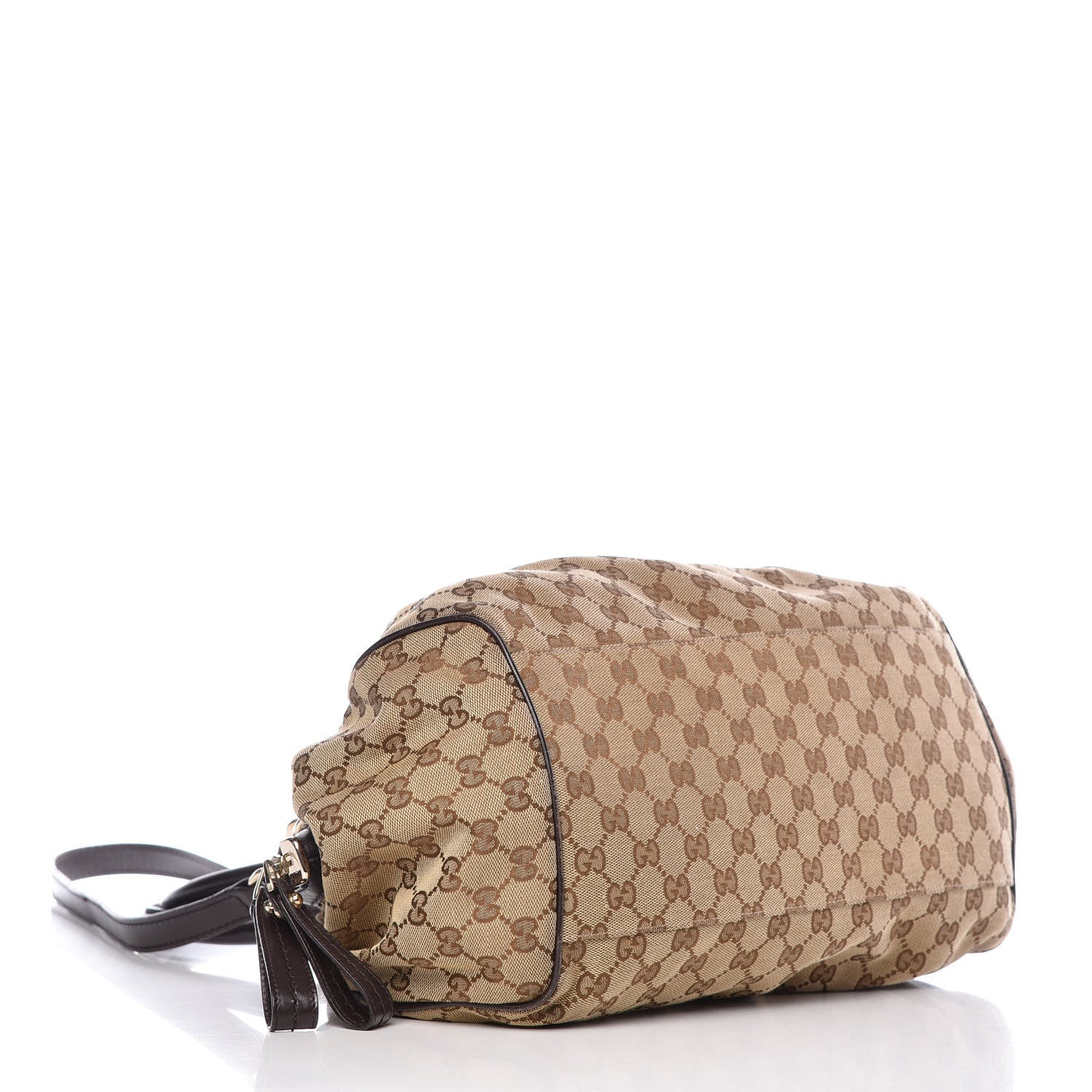 Gucci Monogram Medium Sukey Boston Bag Brown 5 of 20