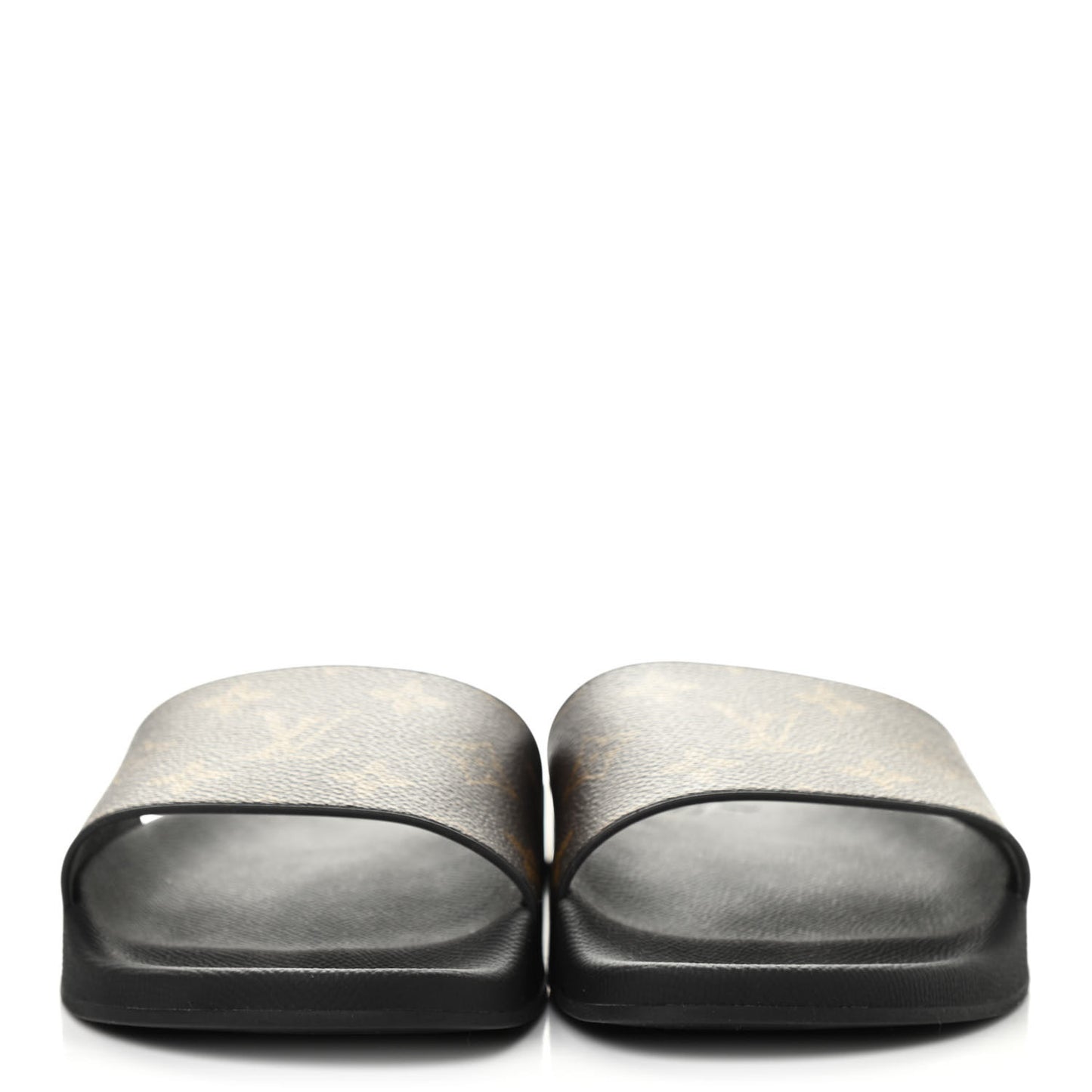Rubber Monogram Mens Waterfront Mules 5 Macassar