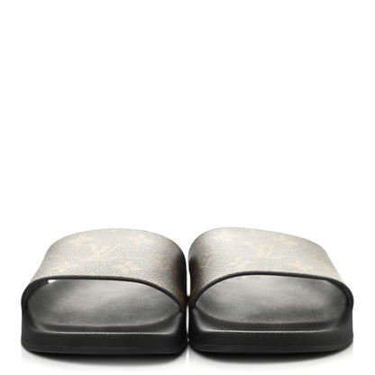 Louis Vuitton Rubber Monogram Mens Waterfront Mules 5 Macassar 2 of 6