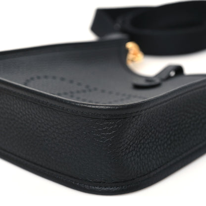 Hermes Taurillon Clemence Evelyne TPM Black 10 of 11