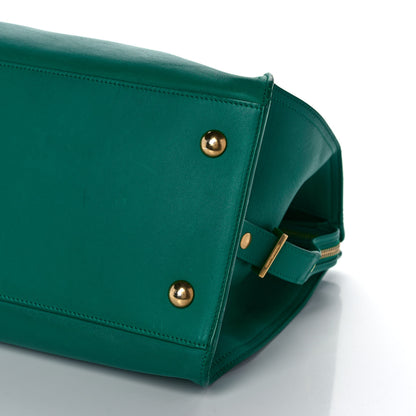 Saint Laurent Calfskin Medium Classic Y Cabas Green 10 of 16