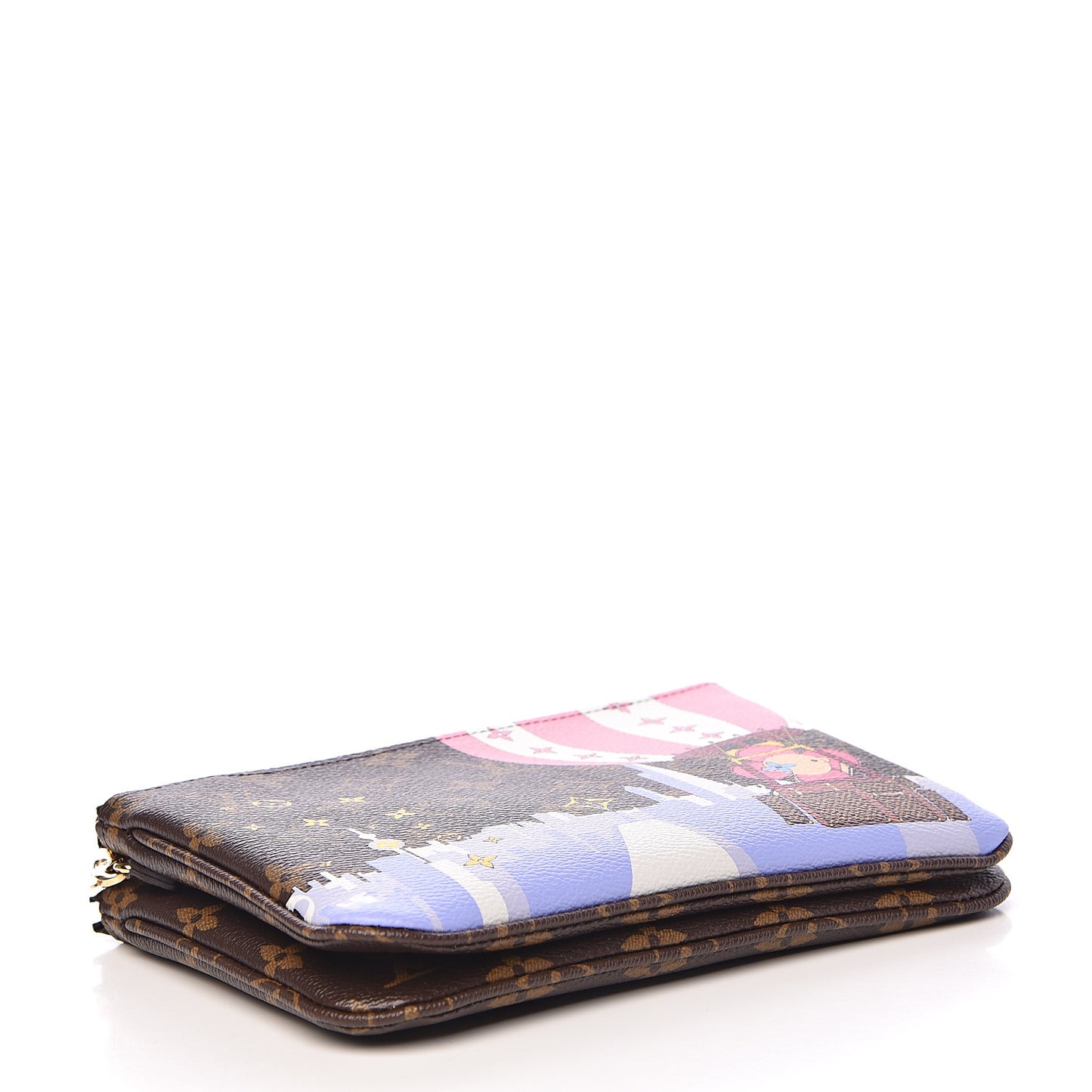 Monogram 2019 Christmas Animation Double Zip Pochette