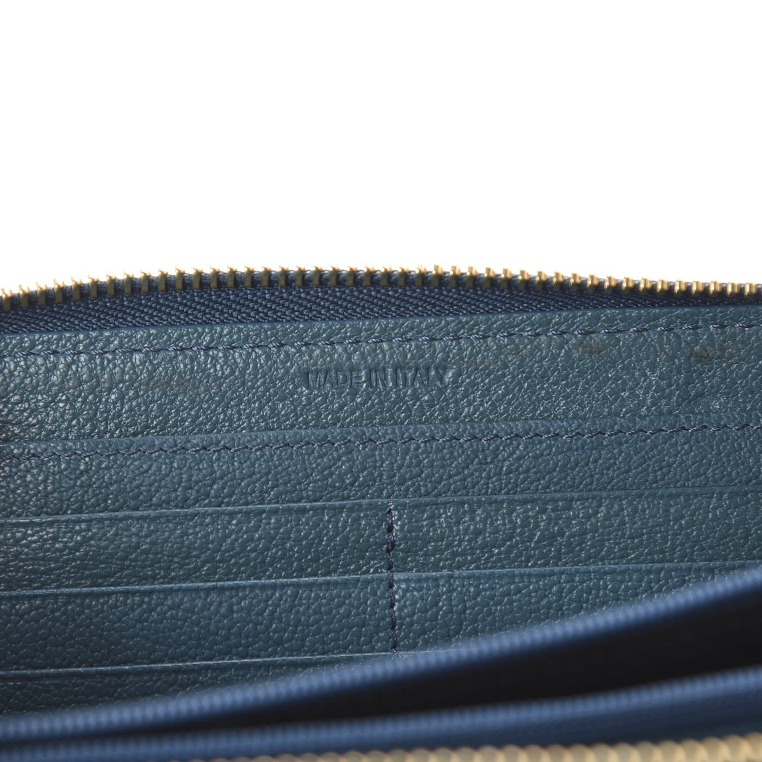 Burberry Haymarket Check Large Ziggy Zip Around Wallet Blue 5 of 5