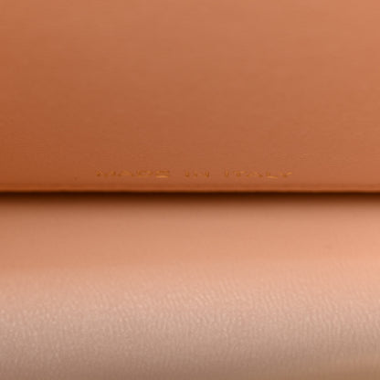 Fendi Vitello King Luxor Shiny Nappa Medium Peekaboo I SEE U East West Satchel Brandy Light Rose 7 of 11