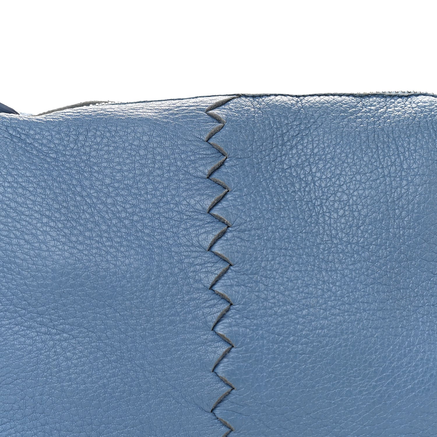 Bottega Veneta Cervo Deerskin Braided Shoulder Bag Blue 7 of 14