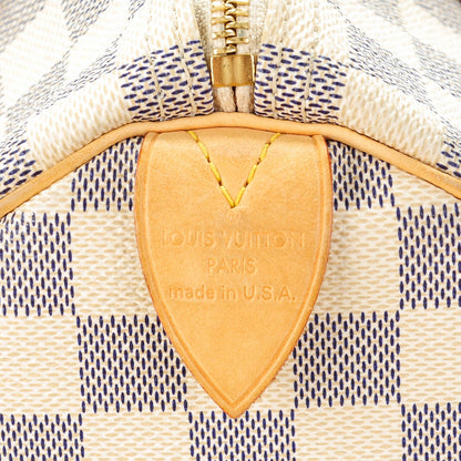 Louis Vuitton Damier Azur Speedy 30 6 of 9