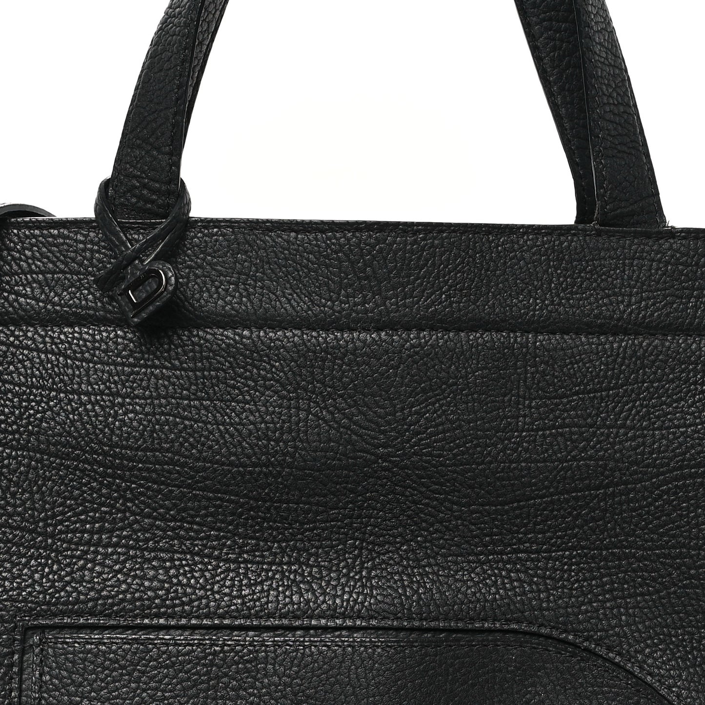 Grained Calfskin Le Pin Tote Black