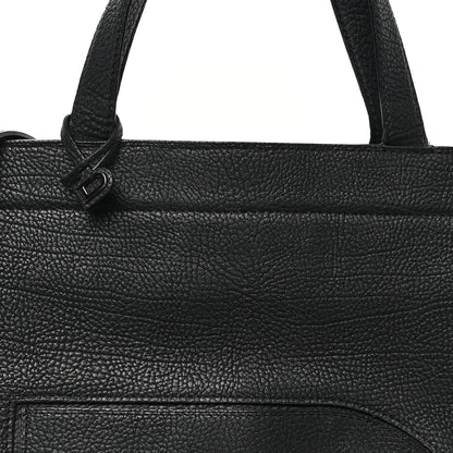 Delvaux Grained Calfskin Le Pin Tote Black 7 of 14