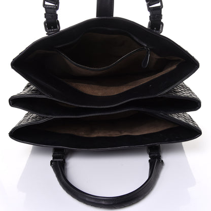 Bottega Veneta Nappa Intrecciato Medium Roma Tote Black 4 of 11
