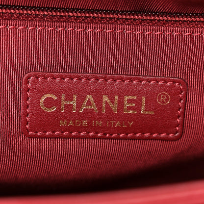 Chanel Lambskin Quilted New Medium Boy Flap Dark Red 6 of 11