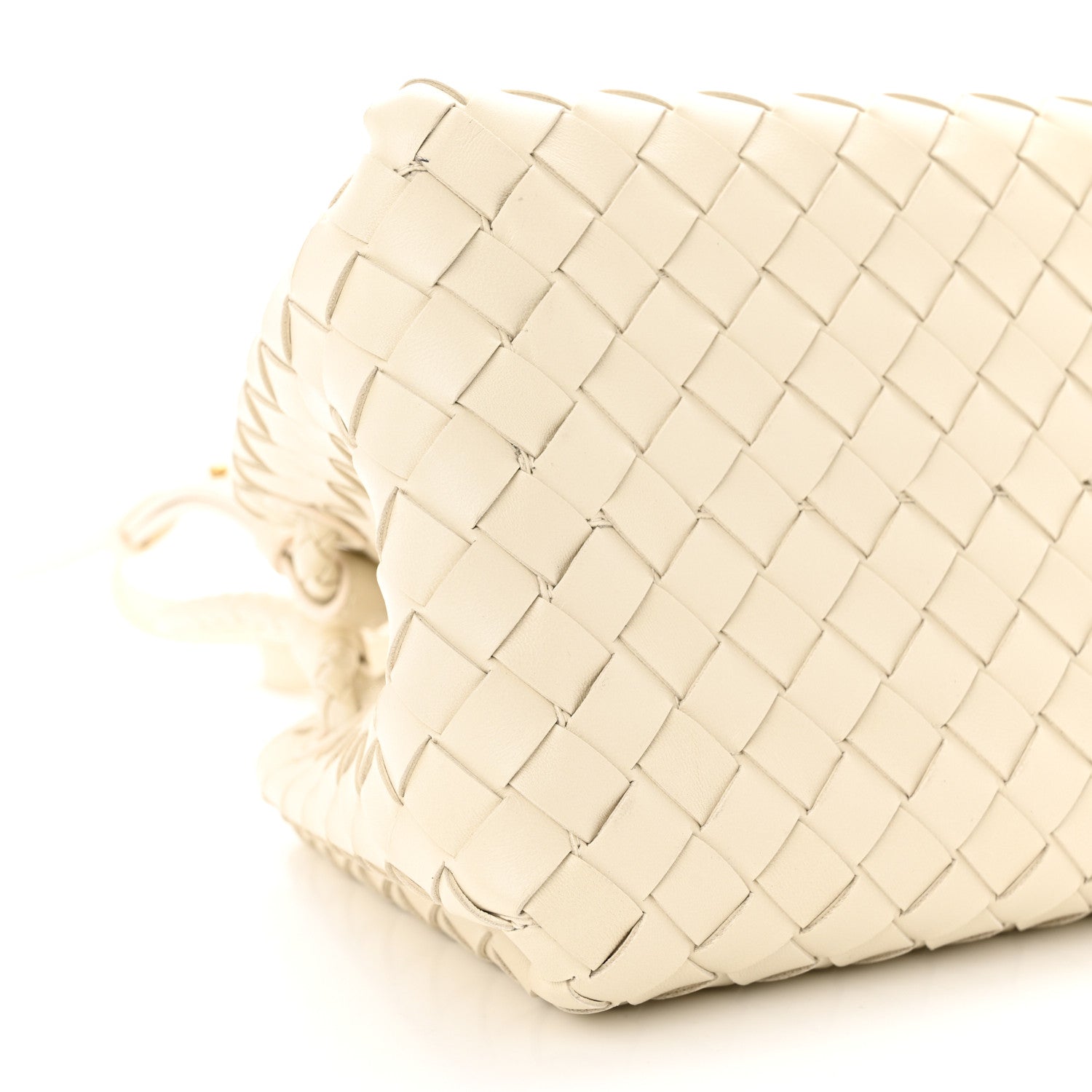 Bottega Veneta Nappa Intrecciato Small Parachute Shoulder Bag Sea Salt 5 of 10