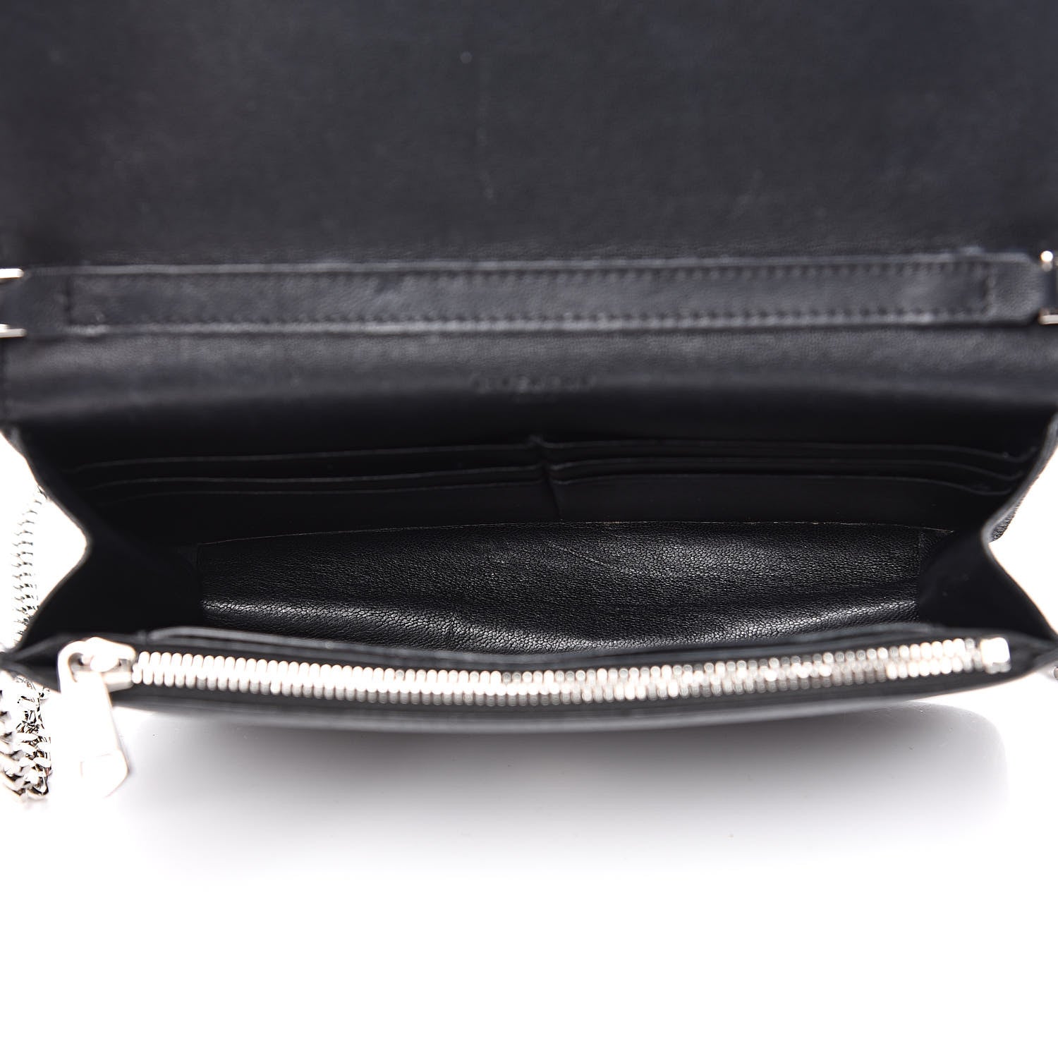 Givenchy Sugar Goatskin Pandora Chain Wallet Black 5 of 14
