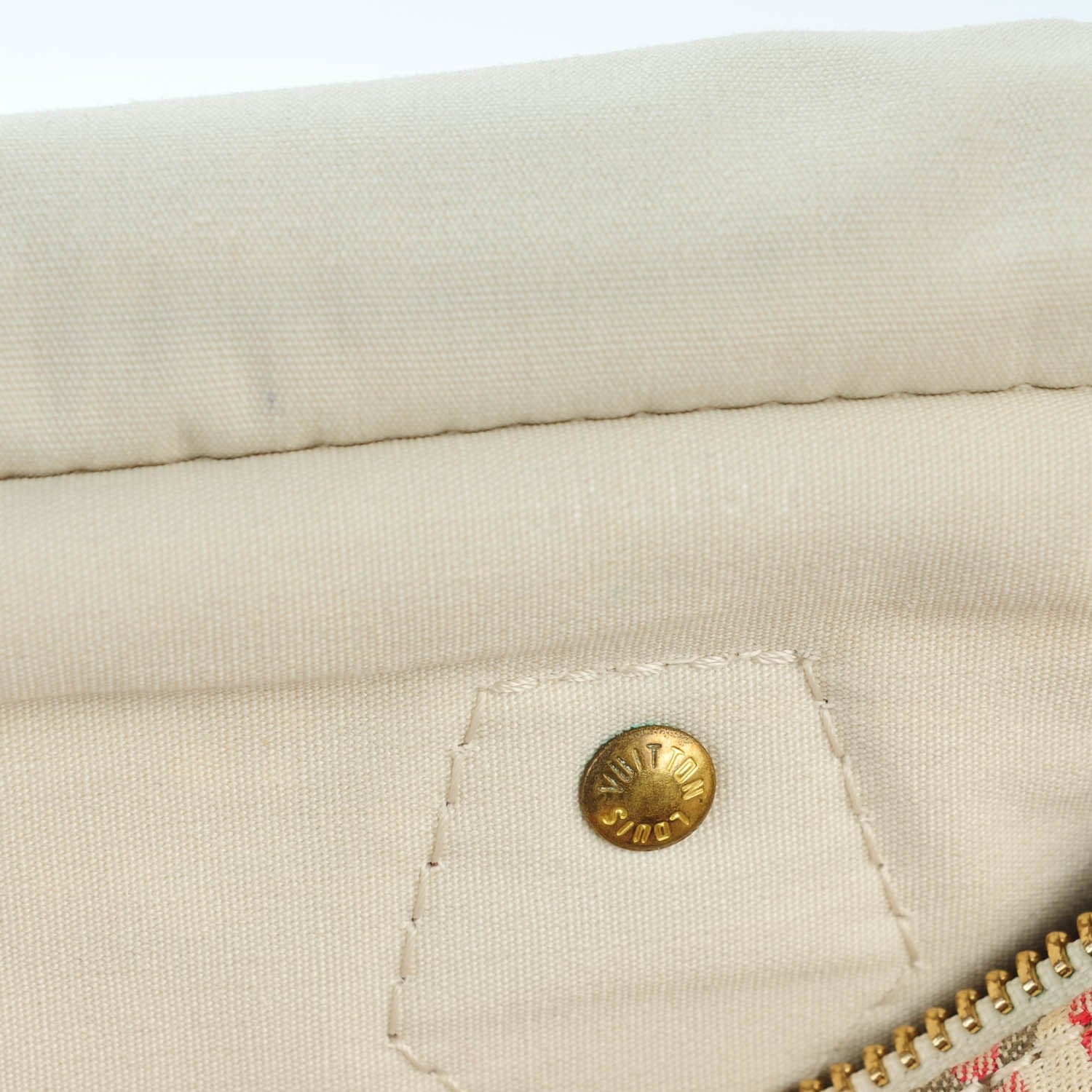 Louis Vuitton Mini Lin Croisette Speedy 30 Rouge 6 of 8