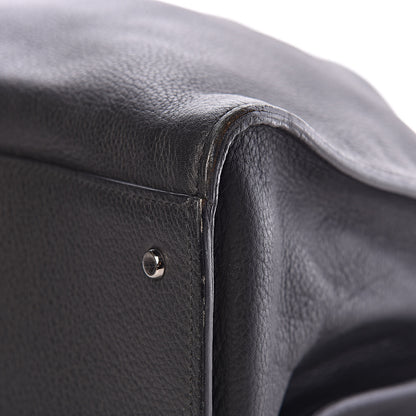Gucci Grained Calfskin Large Shoulder Bag Black 16 of 16