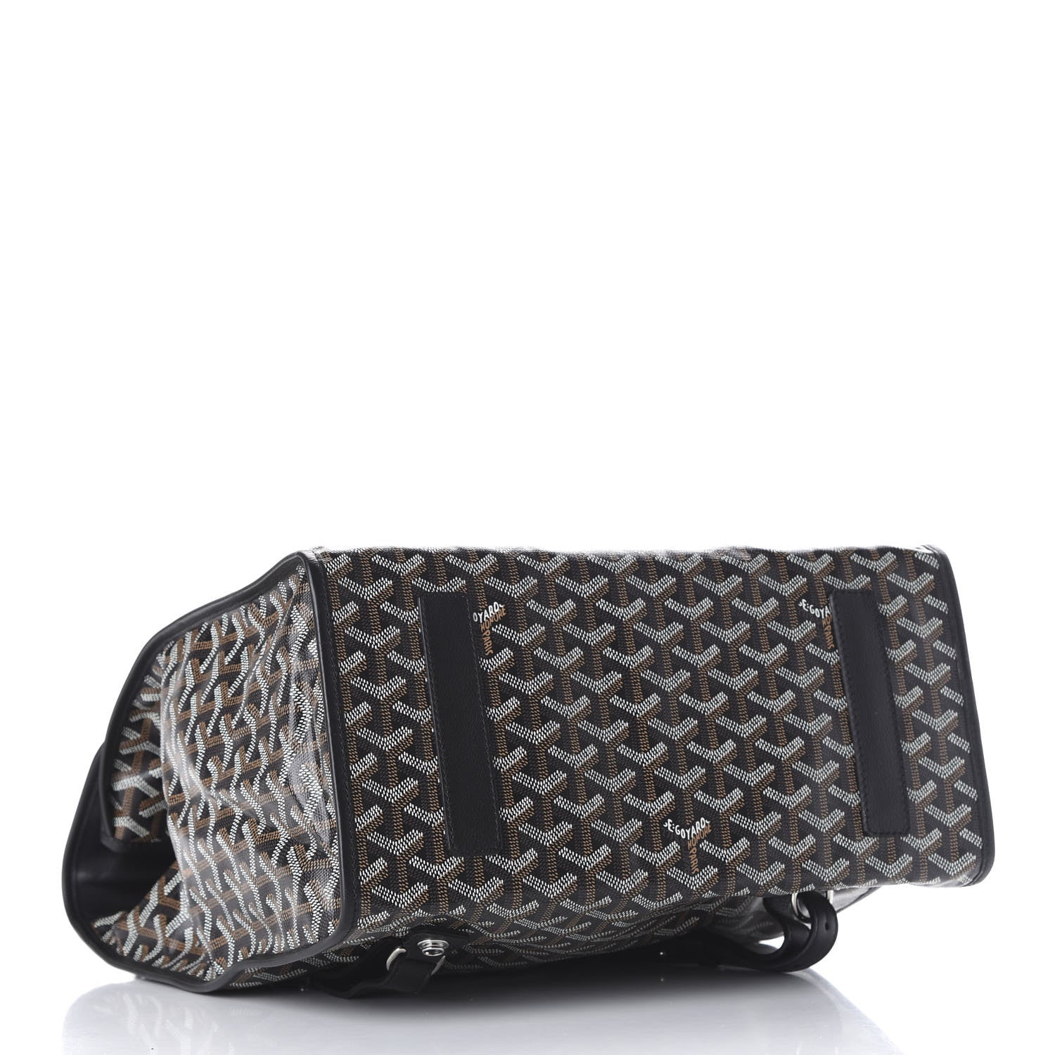 Goyard Goyardine Saint Leger Soft Briefcase Backpack Black 3 of 8