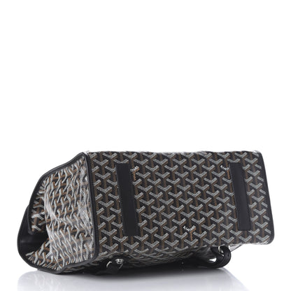 Goyard Goyardine Saint Leger Soft Briefcase Backpack Black 3 of 8