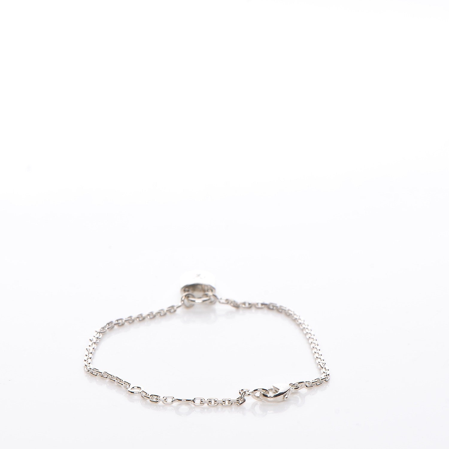 Louis Vuitton Sterling Silver Lockit Bracelet 4 of 8