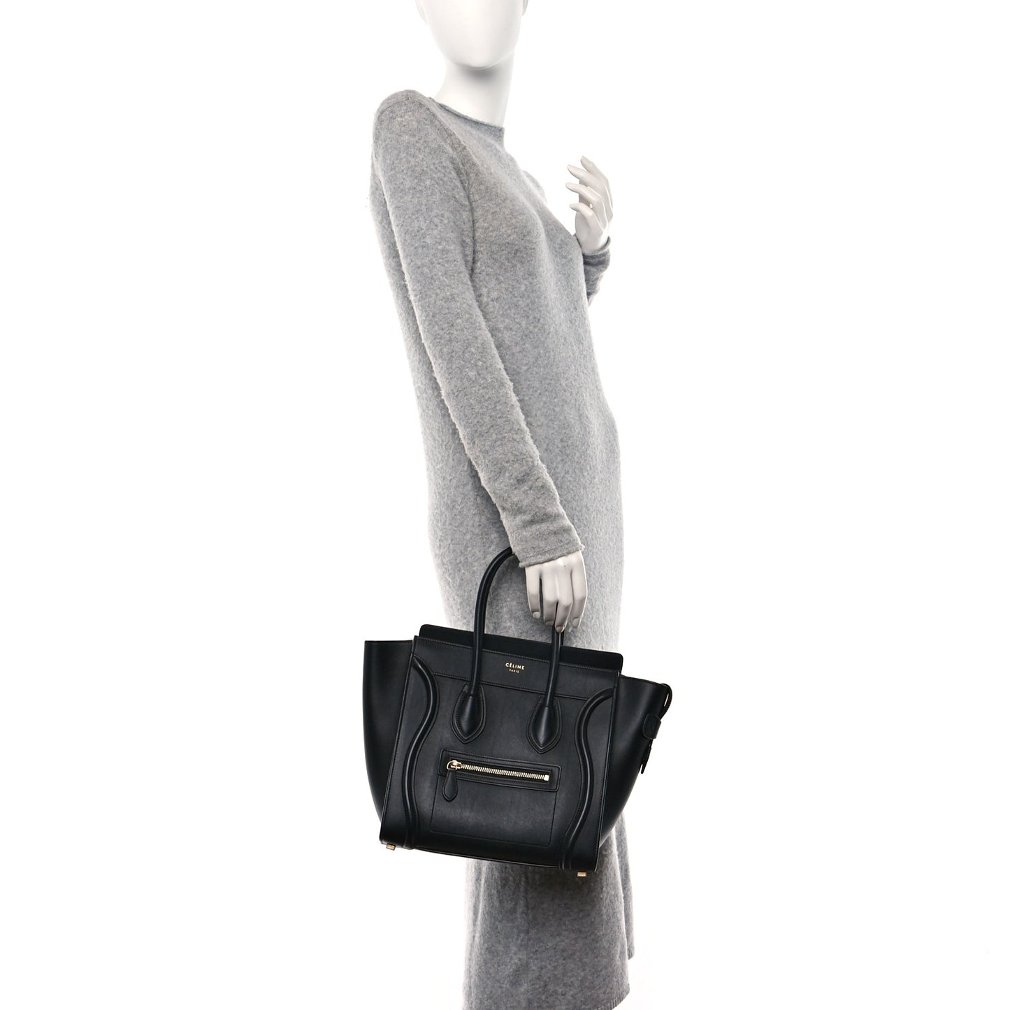 Smooth Calfskin Micro Luggage Black