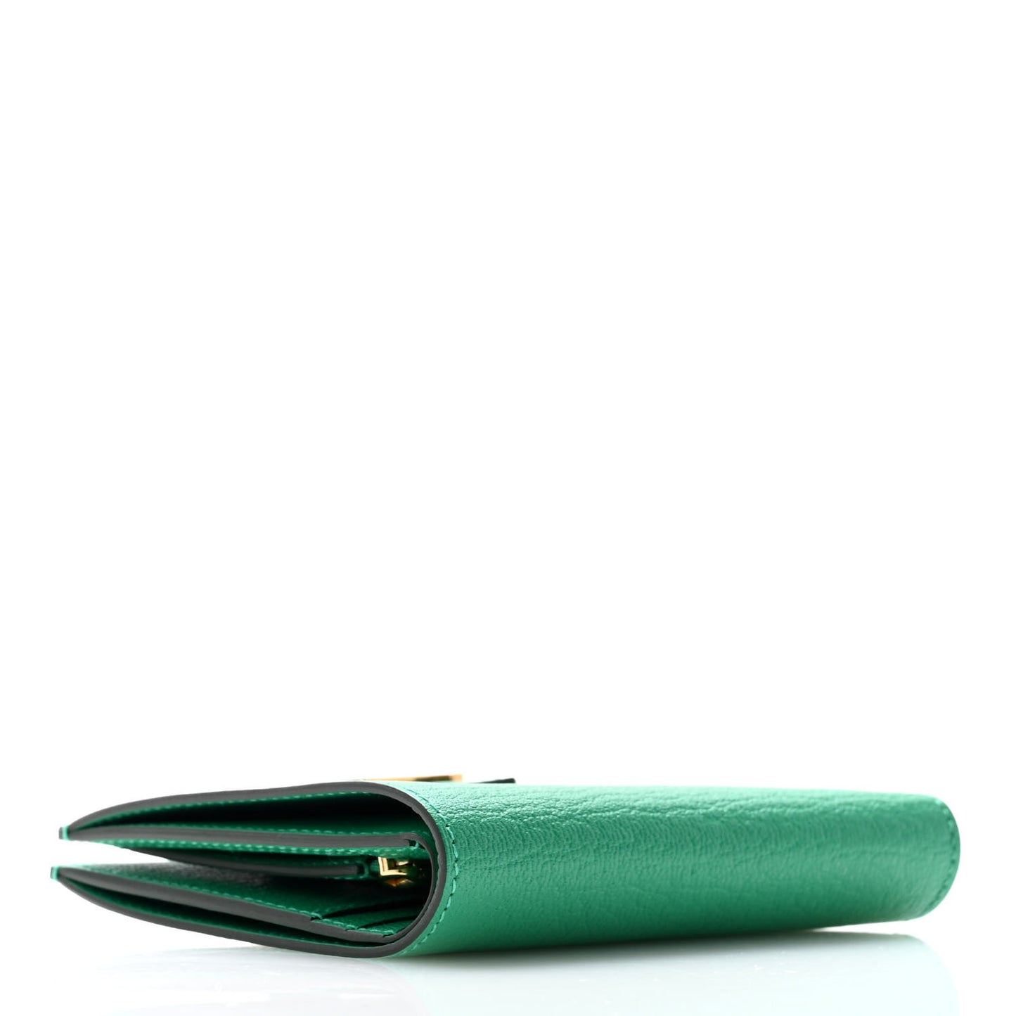 Chevre Mysore Bearn Compact Wallet Menthe