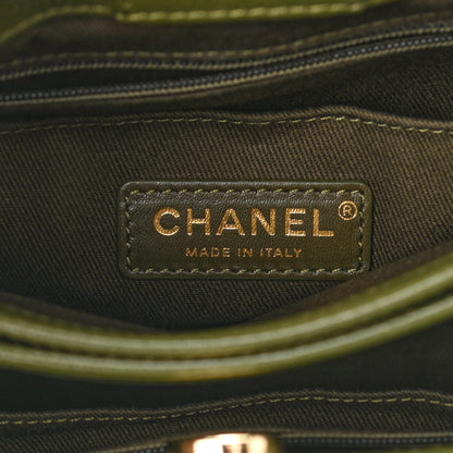 Chanel Grained Calfskin Mini Neo Executive Shopper Tote Khaki 5 of 10