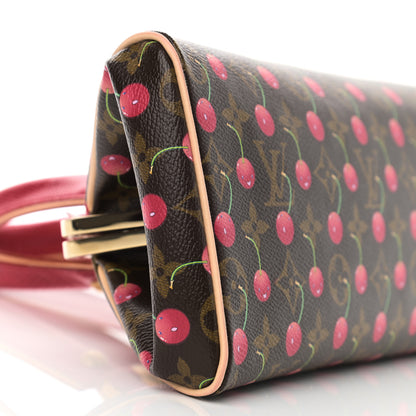 Louis Vuitton Monogram Cerises Lizard Sac Fermoir GM 9 of 10