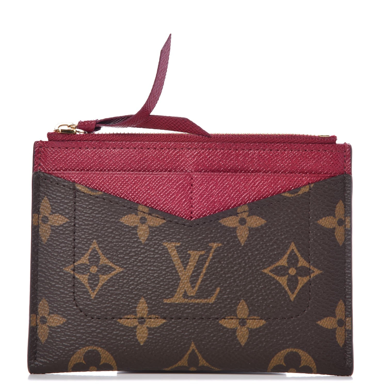 Louis Vuitton Monogram Zipped Card Holder Fuchsia 1 of 6