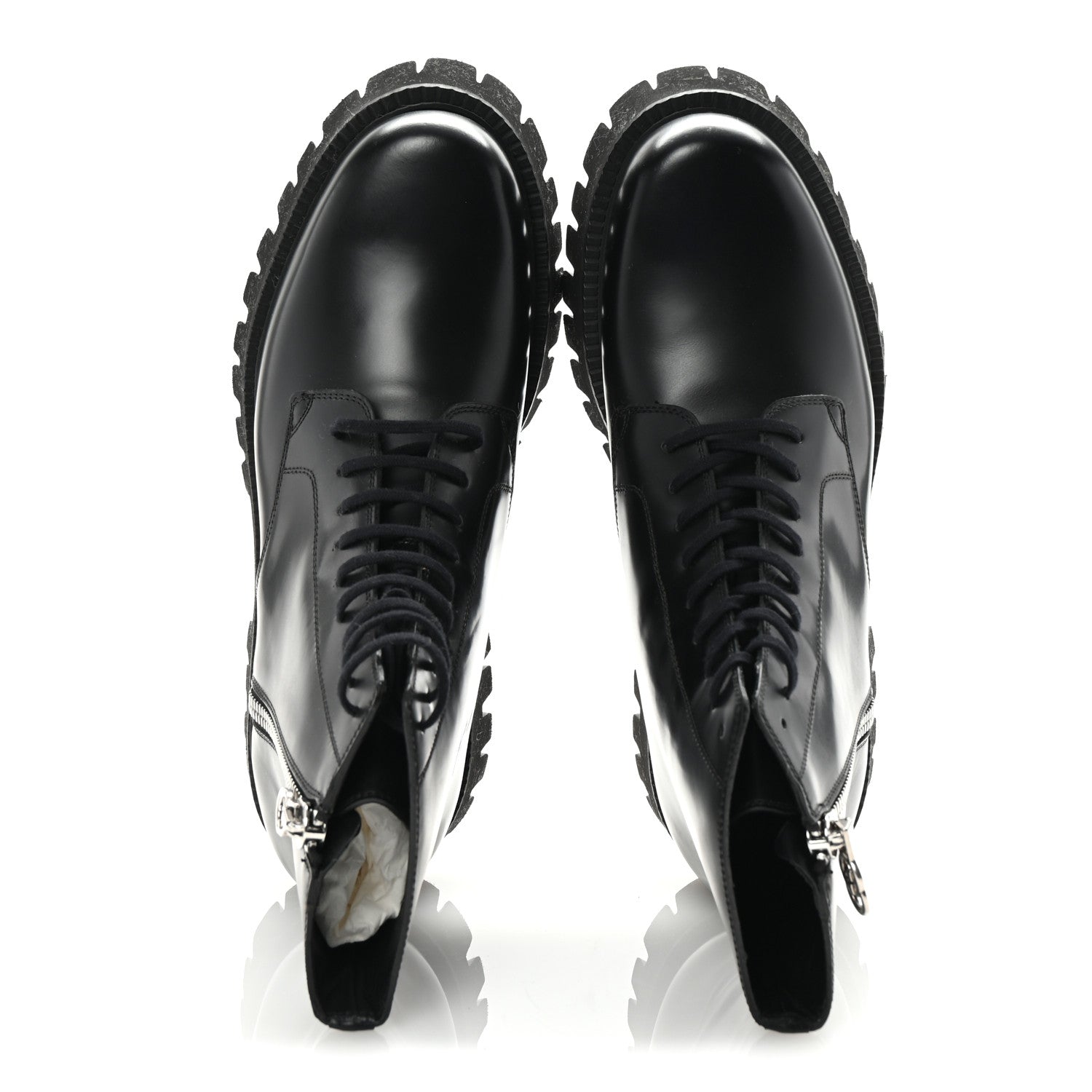 Gucci Calfskin Mens Novo Lug Sole Ankle Boots 9.5 Black 2 of 9