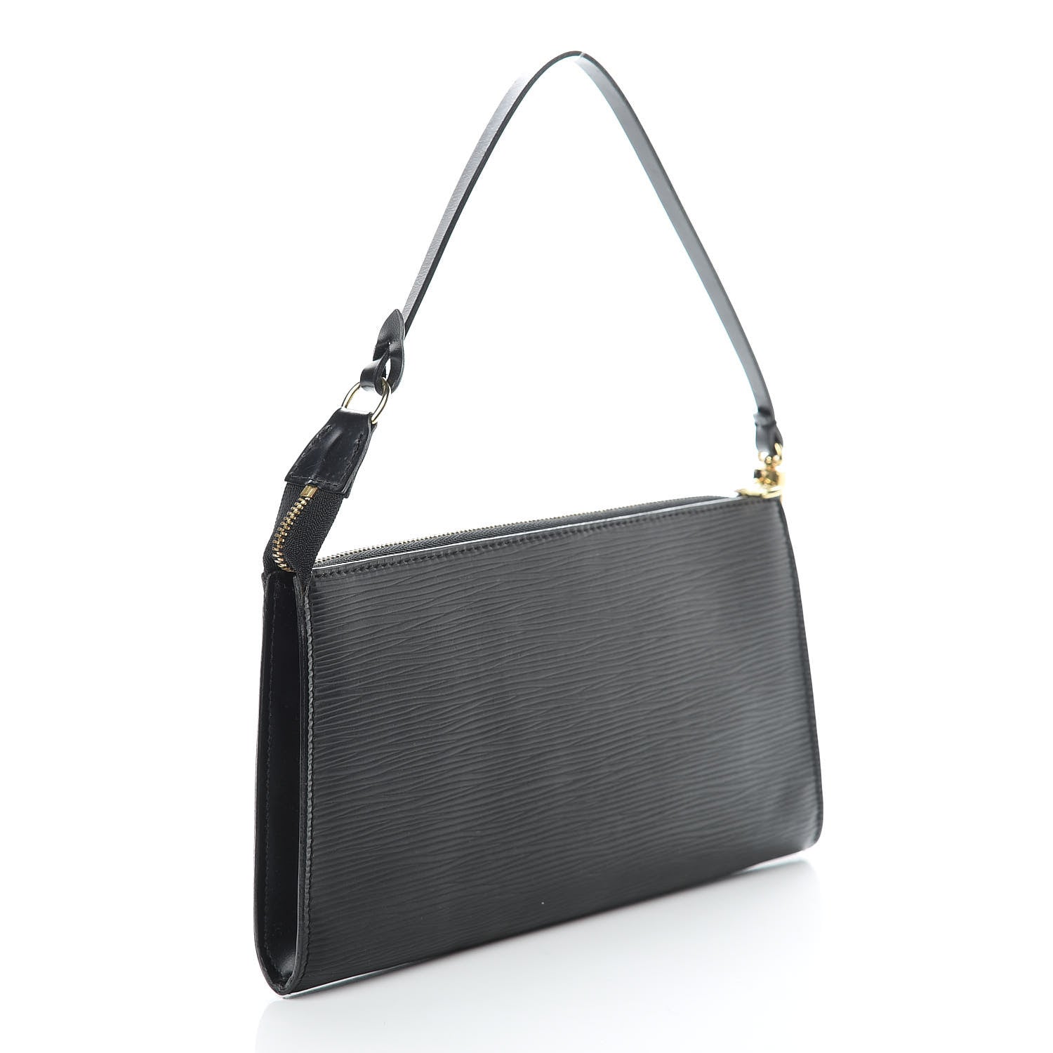 Louis Vuitton Epi Pochette Accessories 24 Black 3 of 10