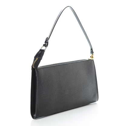 Louis Vuitton Epi Pochette Accessories 24 Black 3 of 10