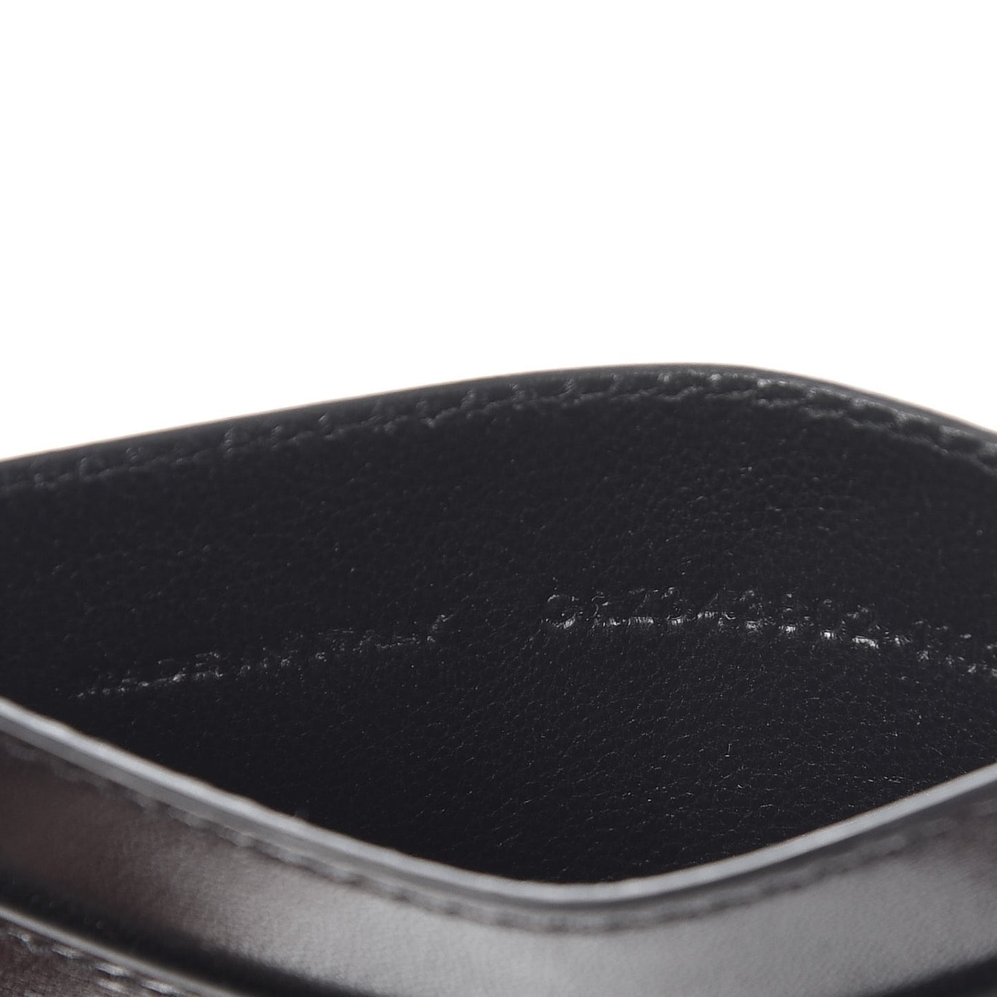 Calfskin Card Case Black