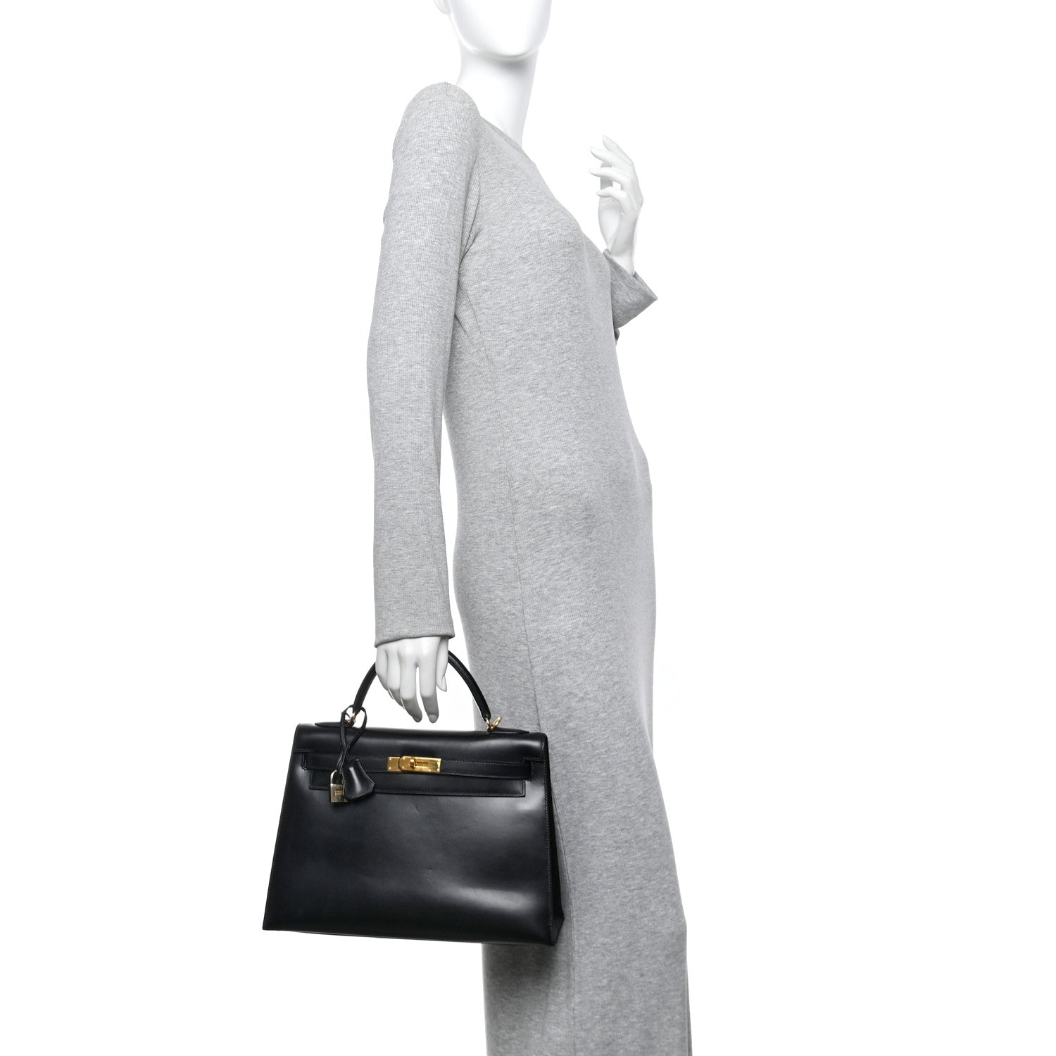 Hermes Box Kelly Sellier 32 Black 2 of 18