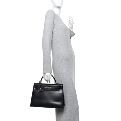 Hermes Box Kelly Sellier 32 Black 2 of 18
