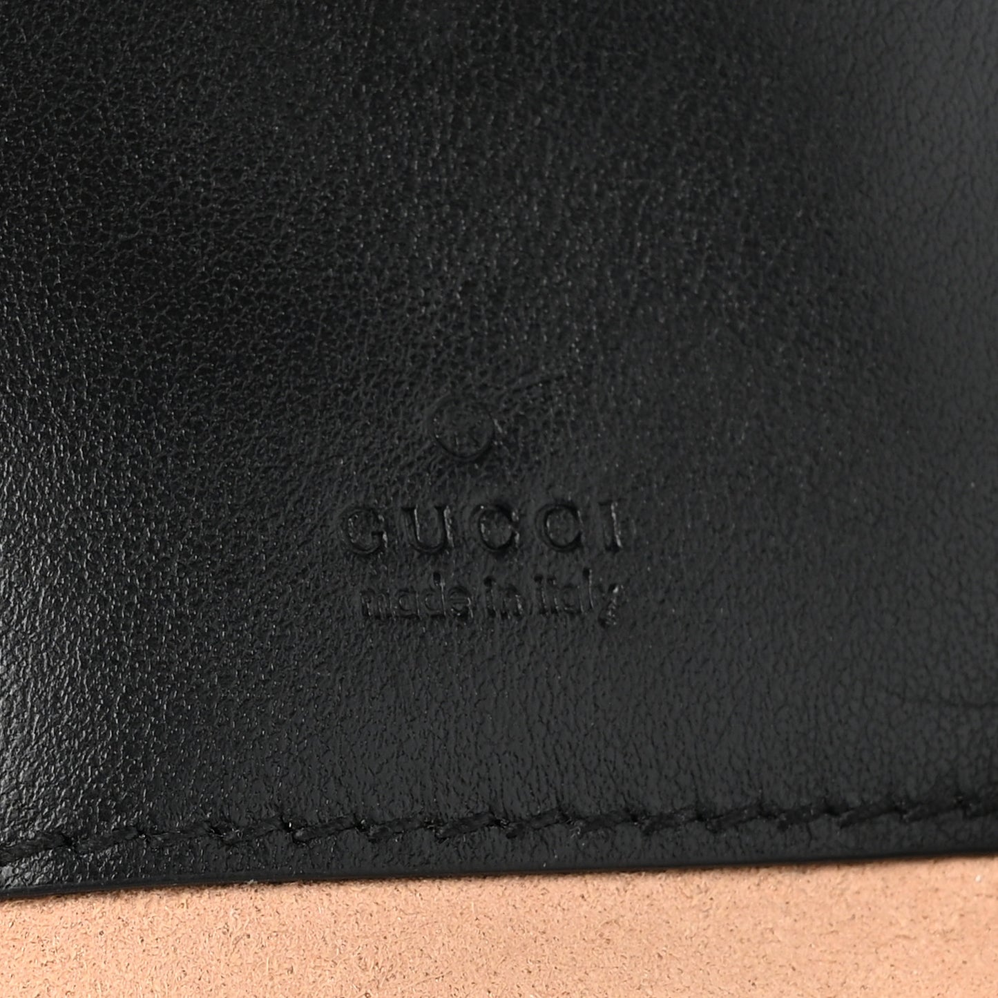 Calfskin Matelasse Mini GG Marmont Crossbody Bag Black