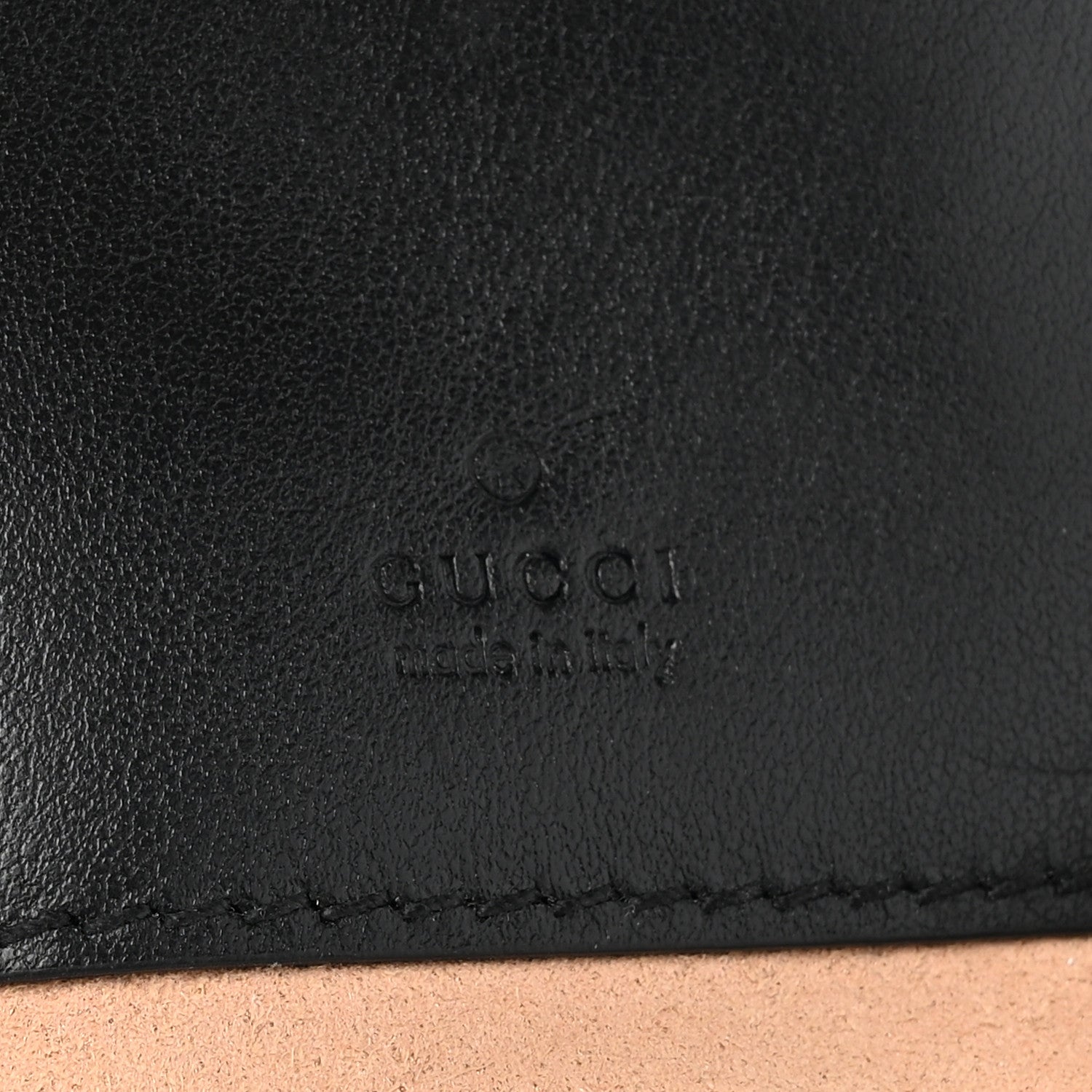 Gucci Calfskin Matelasse Mini GG Marmont Crossbody Bag Black 6 of 13