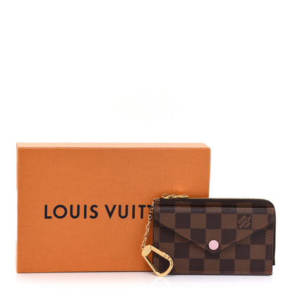Louis Vuitton Damier Ebene Recto Verso Card Holder Rose Ballerine 8 of 8