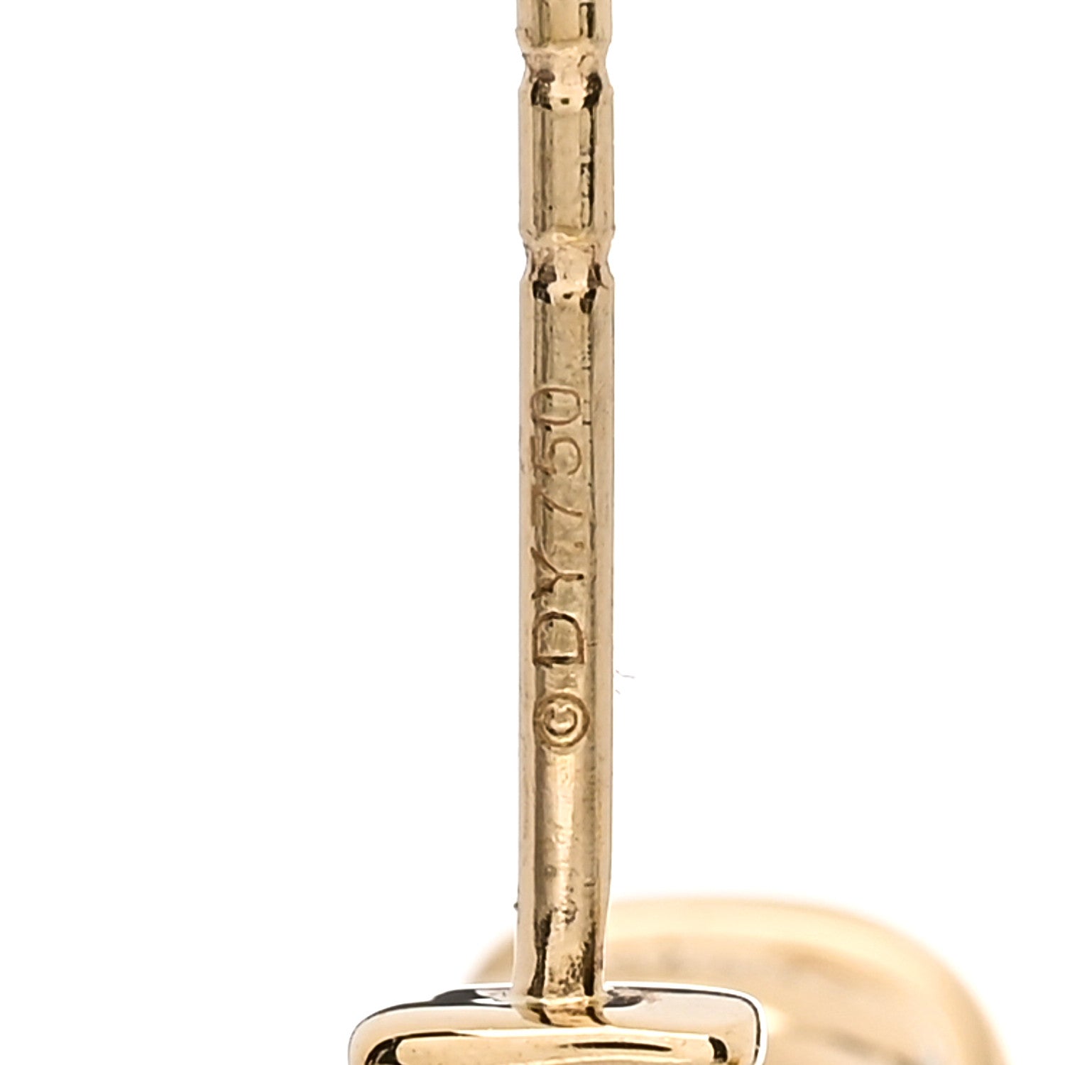 David Yurman 18K Yellow Gold Diamond Helena Box Chain Drop Earrings 4 of 4