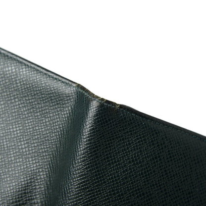 Louis Vuitton Taiga Mens Billfold Wallet 3 Flaps Epicea 10 of 11