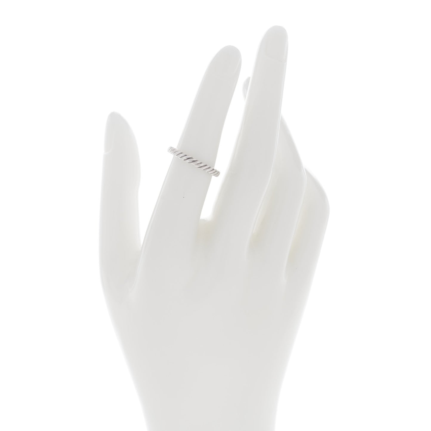 Sterling Silver Cable Classics Band Ring 51 5.75